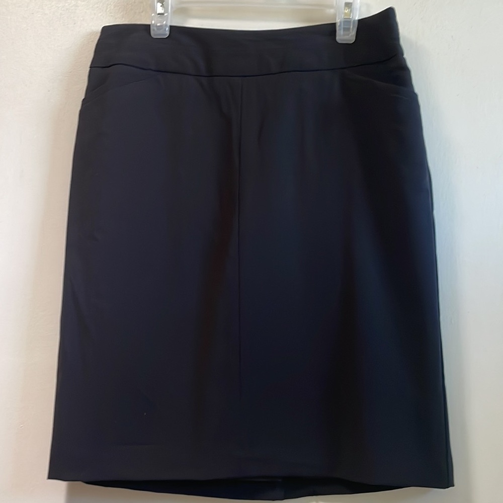 Worthington Petite Women Pencil Skirt 4P Office Black Work classic elegant